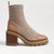 Rozanna Knit Bootie In Luxe Tan - Luxe Tan