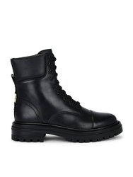 Women's Aleia Combat Boot - Black