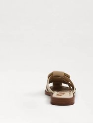 Women's Dina Slip On Mule In Linen Leather