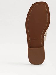 Women's Dina Slip On Mule In Linen Leather