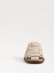 Women's Dina Slip On Mule In Linen Leather