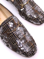 Women's Loraine Sequined Tweed Loafer