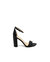 Yaro Block Heel Sandal - Black Leather