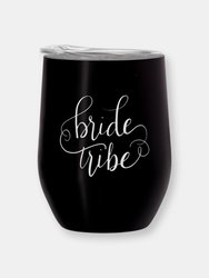 16 oz. Bride Tribe Stainless Steel Wine & Coffee Tumbler (Black) - Black