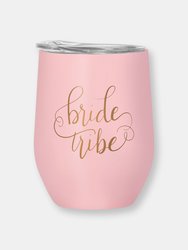 16 oz. Bride Tribe Stainless Steel Wine & Coffee Tumbler - Pink