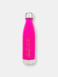 17 oz. Bride Tribe Water Bottle - Hot Pink