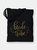 Black Bride Tribe Canvas Beach Tote Bag - Black