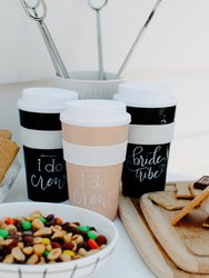 Blush Pink I Do Crew 12 oz. Coffee Tumbler