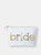 Bride Canvas Makeup Bag - Diamond Logo