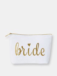 Bride Canvas Makeup Bag - Diamond Logo