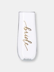 Bride Tribe Durable Plastic Stemless Champagne Cup