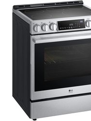 30 inch 6.3 Cu. Ft. Stainless Slide-In Electric Range