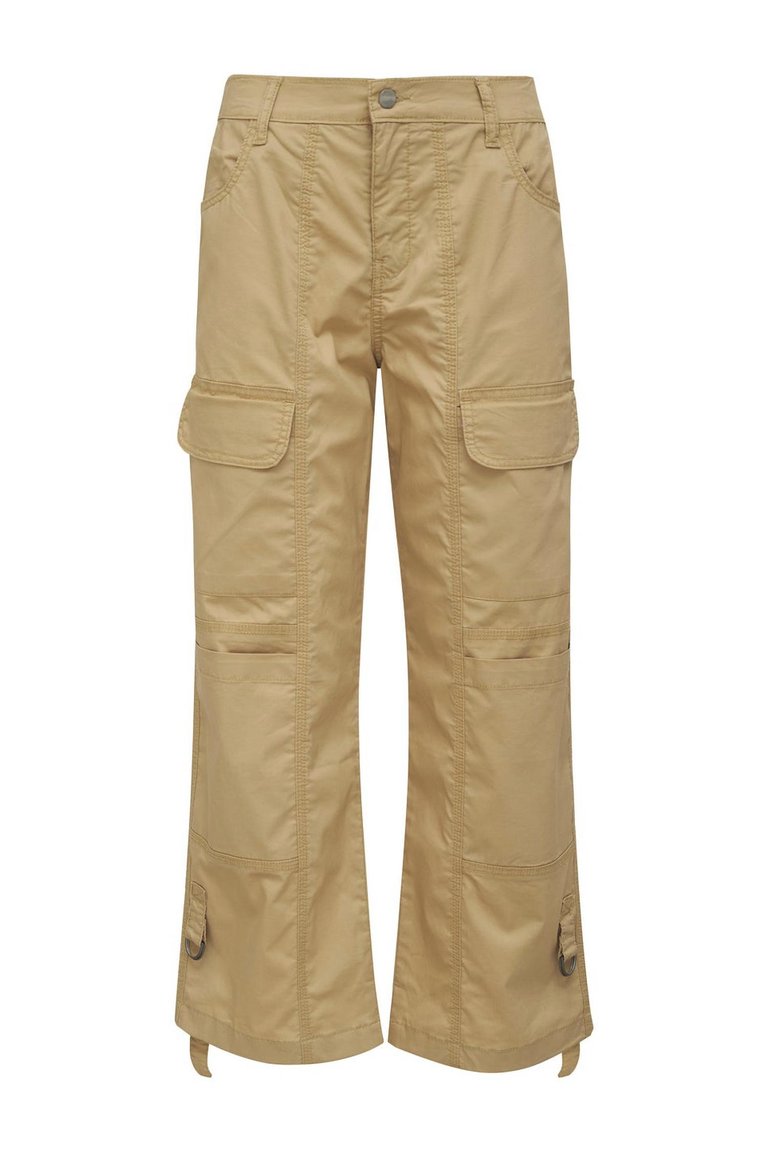 Cali Cargo Standard Rise Pant In True Khaki