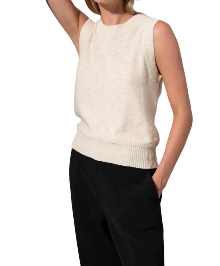 Chill Out Vest Sweater - Brulee