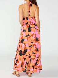 Clothing Backless Maxi Dress In Solar Power