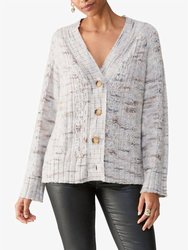 Cozy Mornings Cardigan - Light Mineral