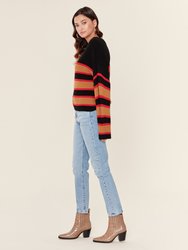 Ezra Stripe Crewneck Sweater