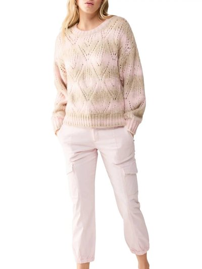 Sanctuary Clothing Pointelle Sweater In Pink Moonlight Multi product