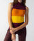 Sleeveless Mock Top - Dark Cherry Pumpkin