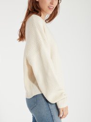 Sorry Not Sorry Waffle Knit Sweater