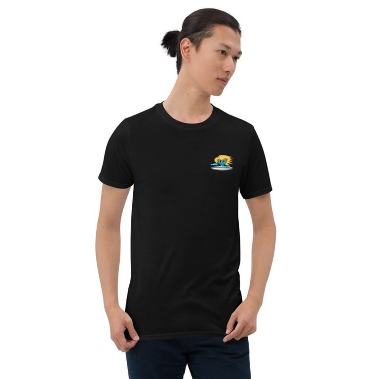 Unisex Short Sleeves Surf In Hawaii T-Shirt - Black