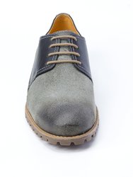 Alexis Derby Shoes 4 Eyelet Plain Toe