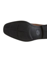 Berwyn Black Leather Venetian Loafer