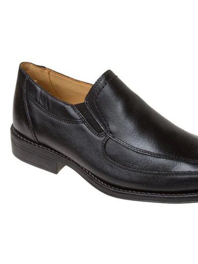 Sandro Moscoloni Berwyn Black Leather Venetian Loafer product