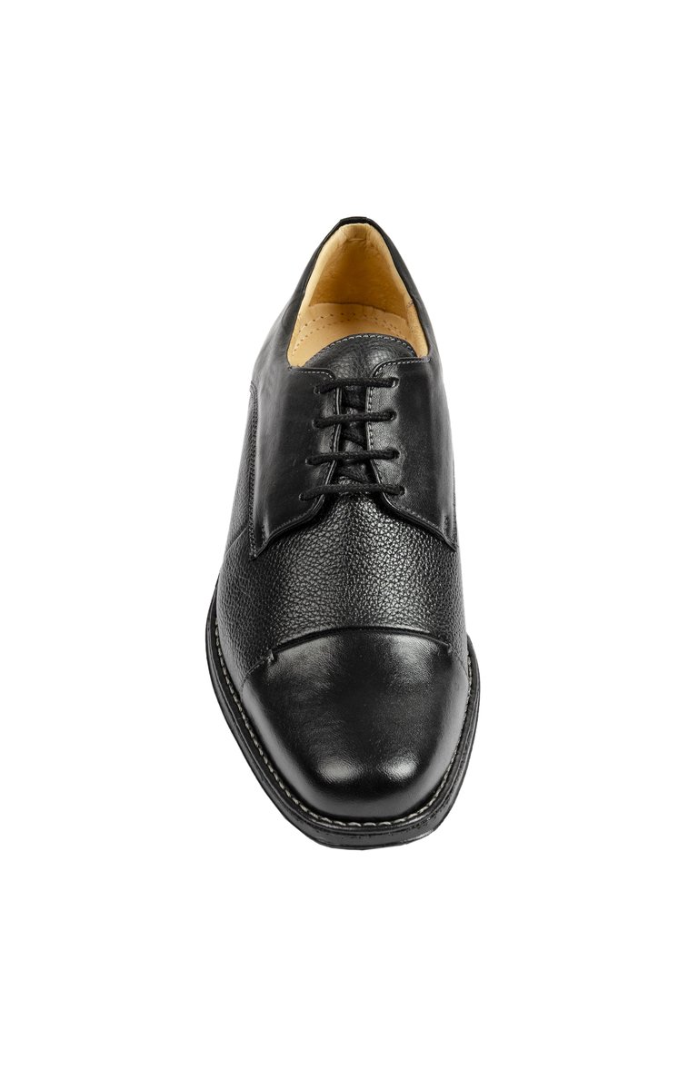 Straight Tip Blucher Derby Maxwell - Black