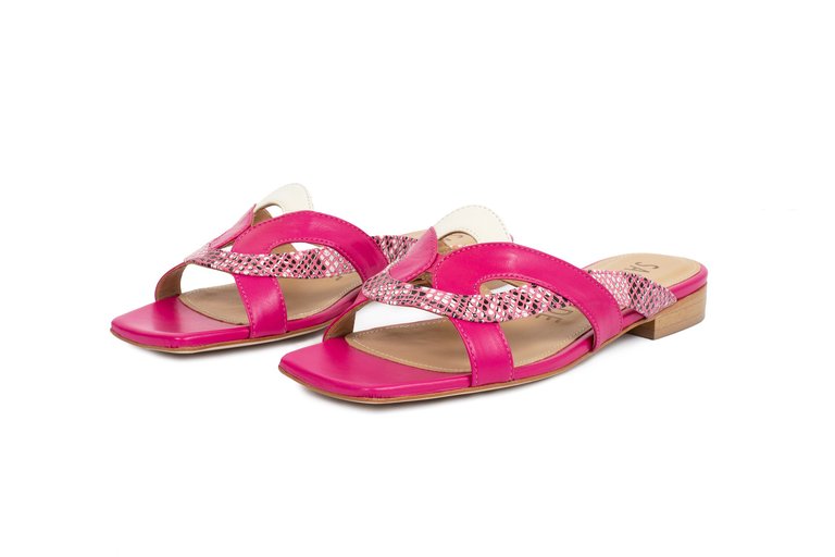 Eniola Flat Cerise 