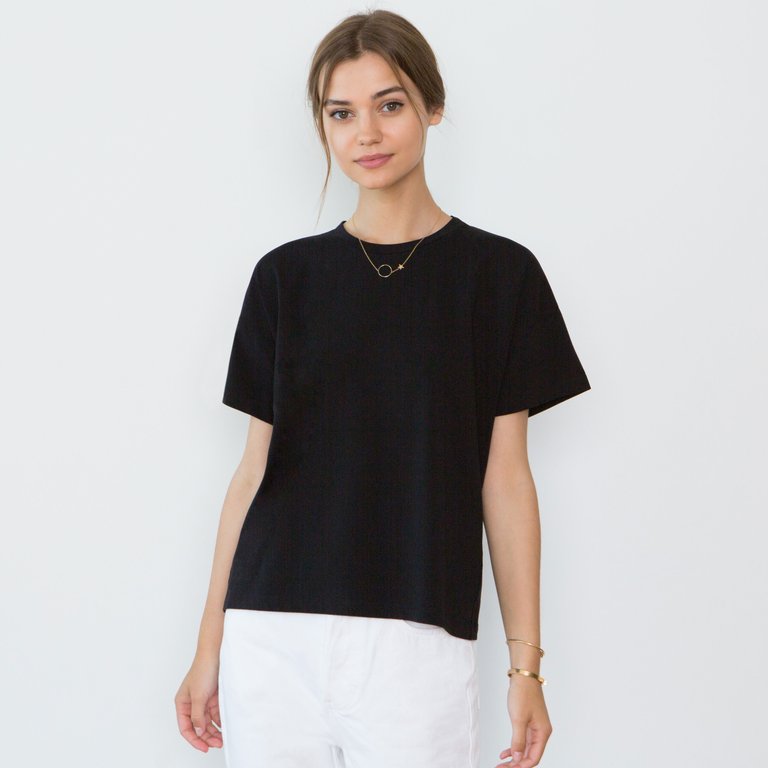 Bevin Organic Cotton Boyfriend T-Shirt