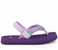 Kid's Yoga Glitter Flip Flop In Purple