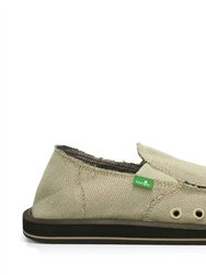 Men'S Hemp Slip-On Shoes - Natural