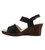 Heather Sandal - Medium In Black