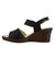 Heather Sandal - Medium In Black