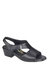 Suntimer Sandal - Double Wide In Black - Black