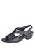 Suntimer Sandal - Double Wide In Black