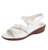 Tabby Sandal - Slim In White