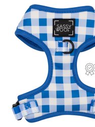 Adjustable Harness - The Wizard Of Paws - Blue/White