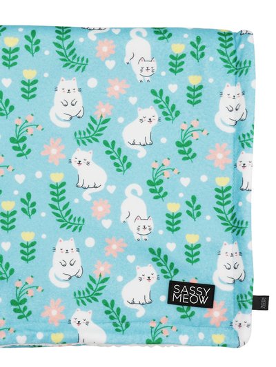 Sassy Woof Cat Blanket - Purrs & Petals product