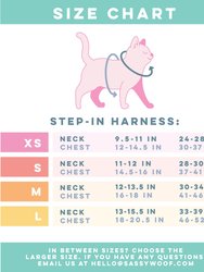 Cat Step-In Harness - Purrs & Petals