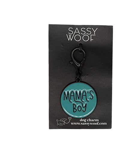 Sassy Woof Collar Tag - Mama's Boy product