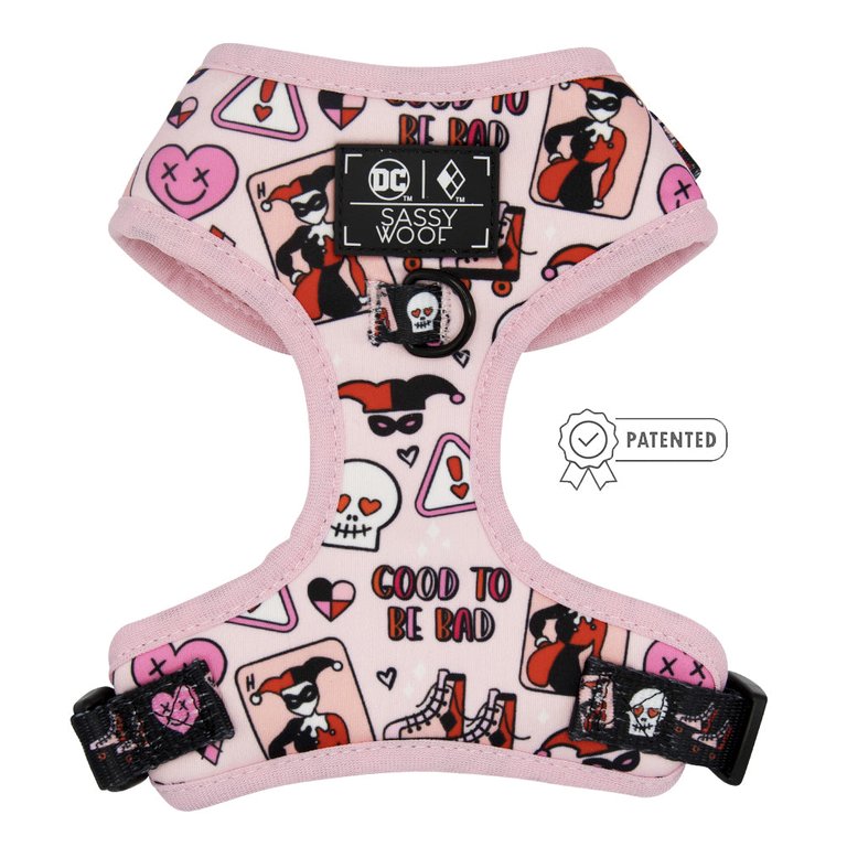 Dog Adjustable Harness - Harley Quinn™ - Harley Quinn