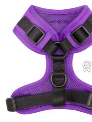 Dog Adjustable Harness - Neon Purple