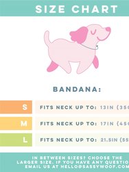 Dog Bandana - Barkday Pink