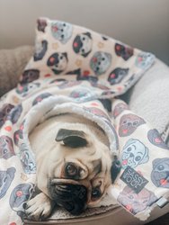 Dog Blanket - It's a Pug's Life
