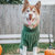 Dog Cable Knit Sweater - Green