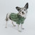 Dog Cable Knit Sweater - Green