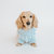 Dog Cable Knit Sweater - Light Blue