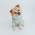 Dog Cable Knit Sweater - Mint